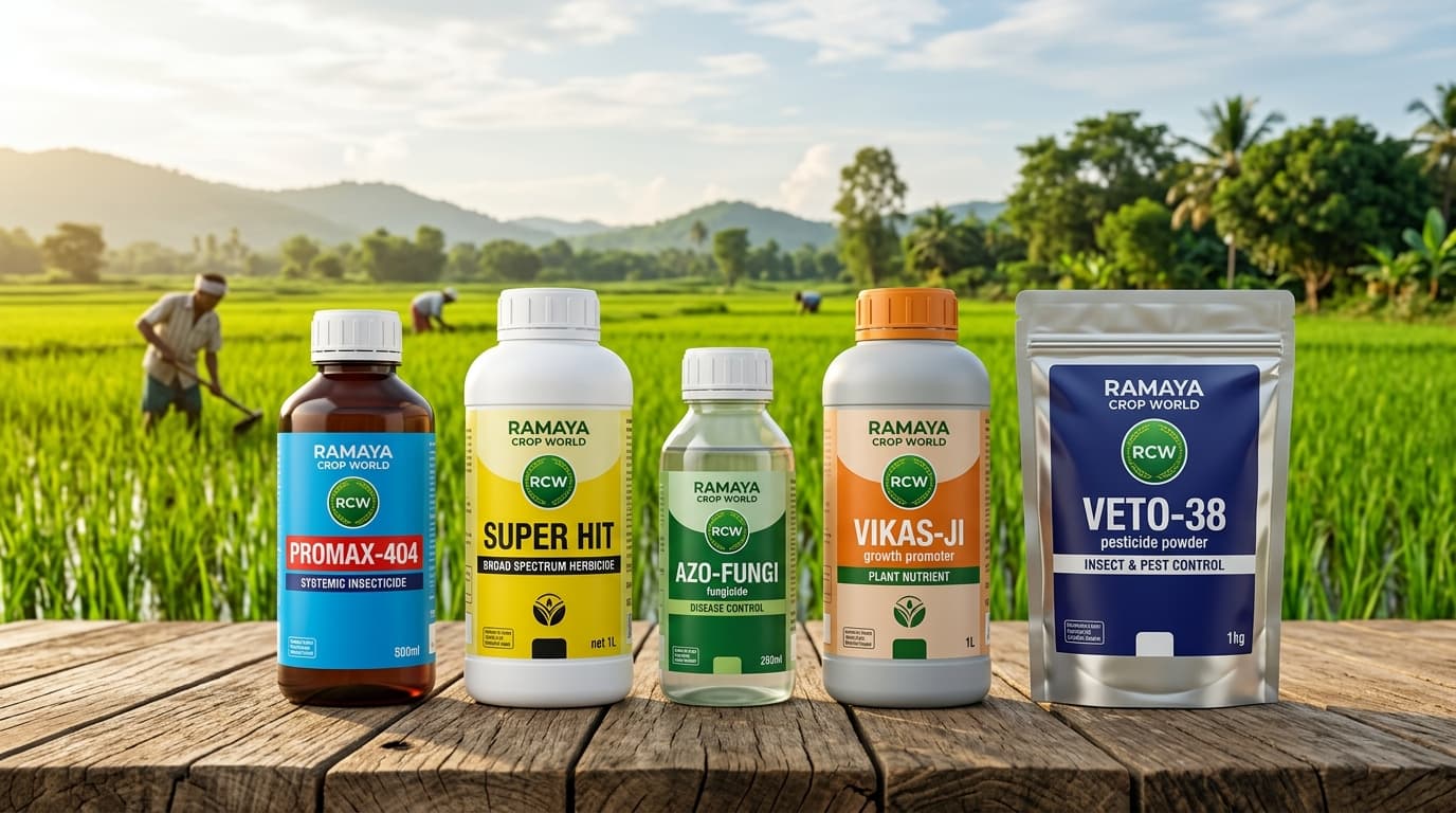 Ramaya Crop World complete product lineup in farm