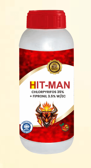 HIT-MAN - Chlorpyrifos 35% + Fipronil 3.5% W/EC crop protection medicine by Ramaya Crop World